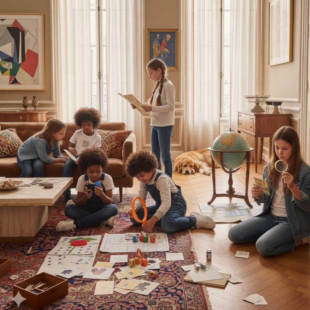 Anniversaire enfant à la maison : Les chasses au trésor et Escape game pour enfant d’Explorador