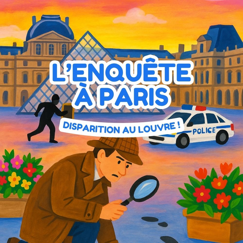 coffret escape game disparition louvre 12 14 ans