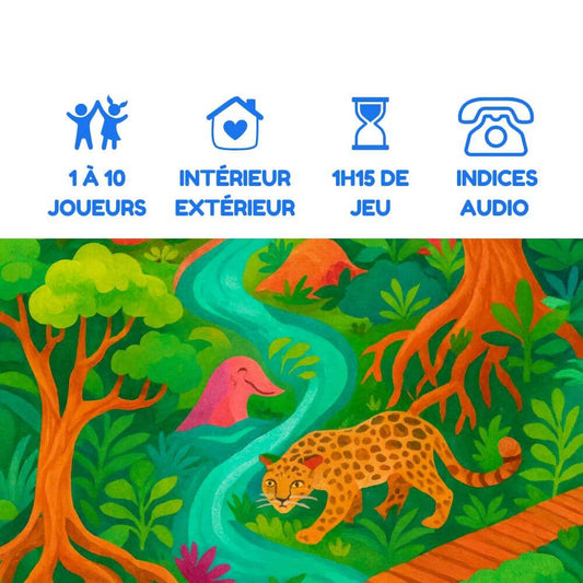 Coffret Escape game - au coeur de la forêt amazonienne - 12/14 ans