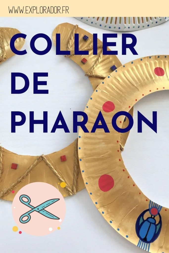 collier pharaon assiette carton