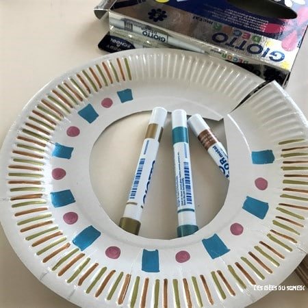 deco assiette carton activite maternelle egypte