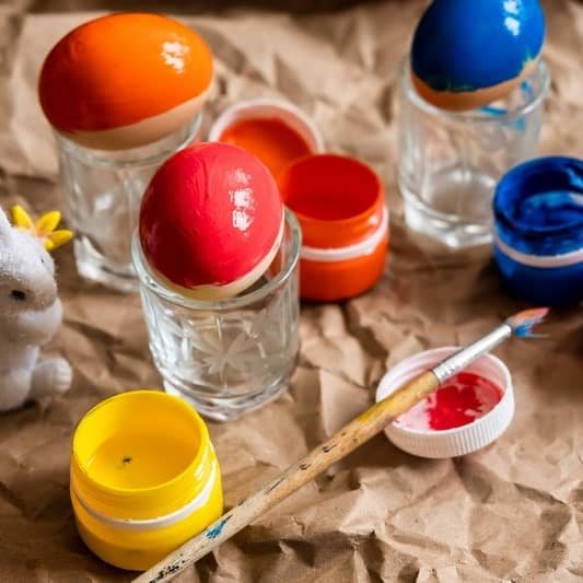 decoration oeufs paques peinture