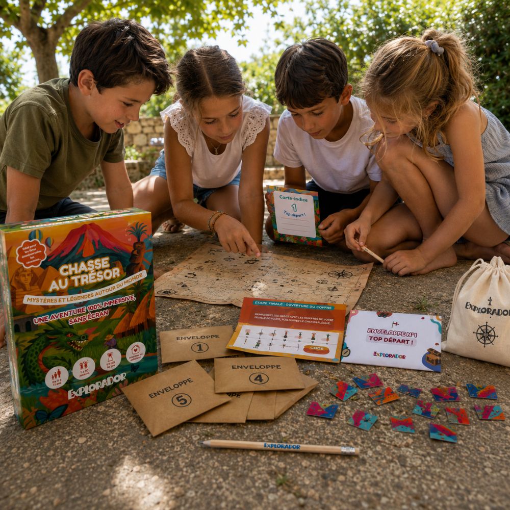 Pourquoi la chasse au trésor est l'activité parfaite pour occuper vos enfants cet été