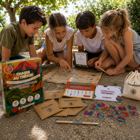 Pourquoi la chasse au trésor est l'activité parfaite pour occuper vos enfants cet été