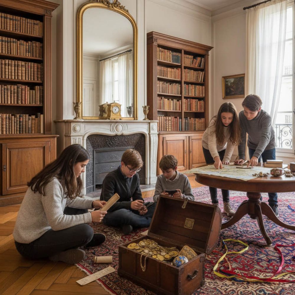 Une chasse au trésor à la maison
