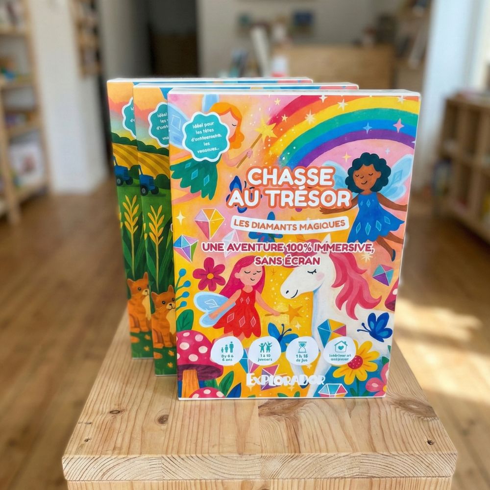 Coffret chasse au trésor - Les diamants magiques - 4/5 ans