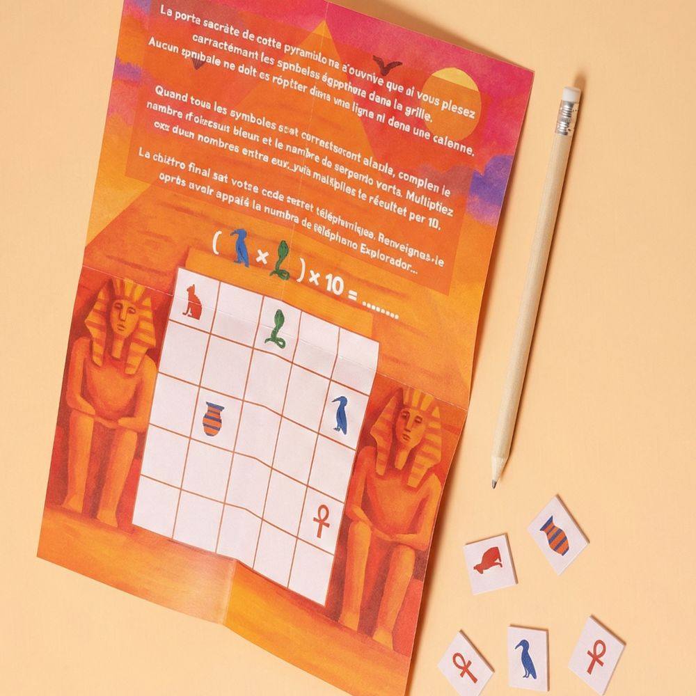 Coffret chasse au trésor - Le tombeau disparu - 6/8 ans