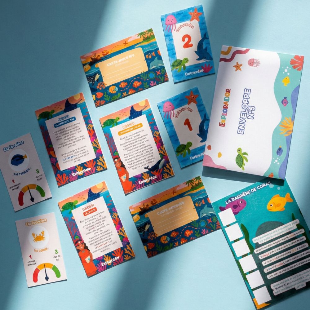 Coffret chasse au trésor - Les aventuriers de l'océan - 9/11 ans