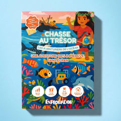 Coffret chasse au trésor - Les aventuriers de l'océan - 9/11 ans