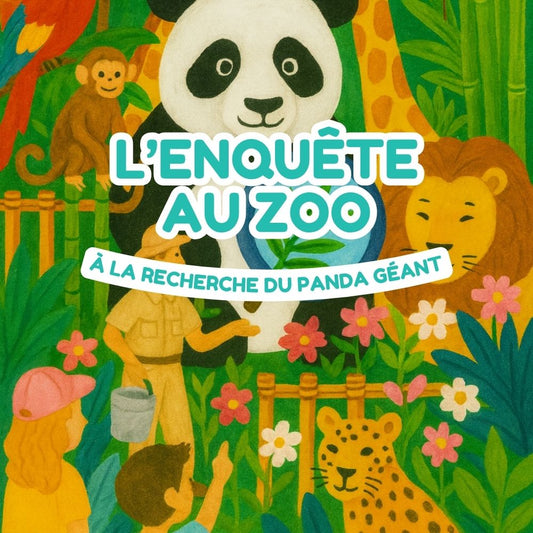 Coffret chasse au trésor - À la recherche du panda Géant - 4/5  ans