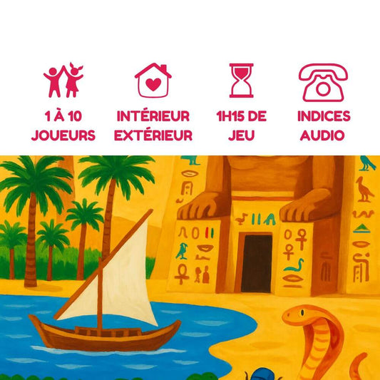 Coffret chasse au trésor - Le tombeau disparu - 6/8 ans