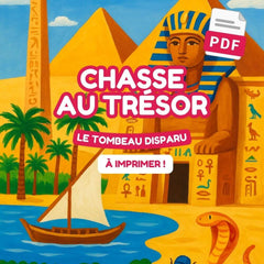 Chasse au trésor - Le tombeau disparu - 6/8 ans - Kit PDF