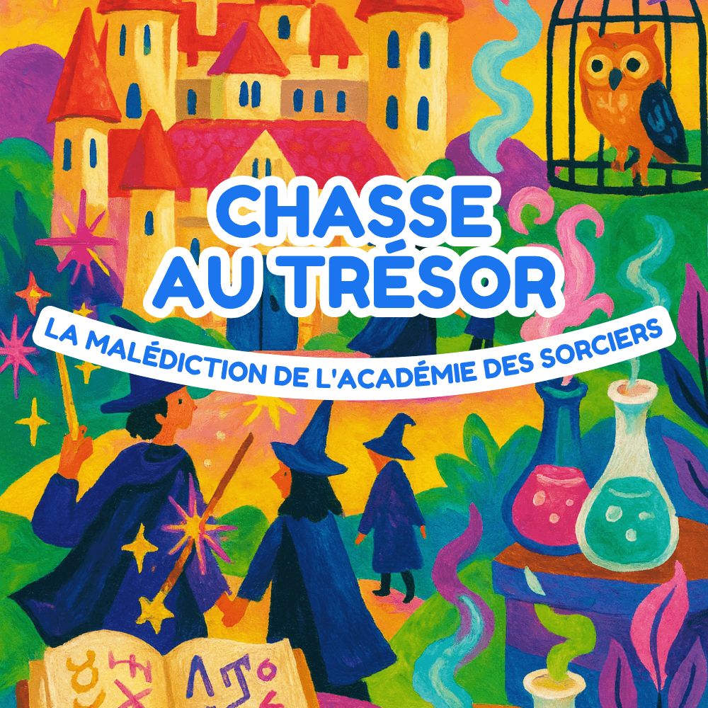 Coffret chasse au trésor - La malédiction de l'académie des sorciers - 12/14 ans