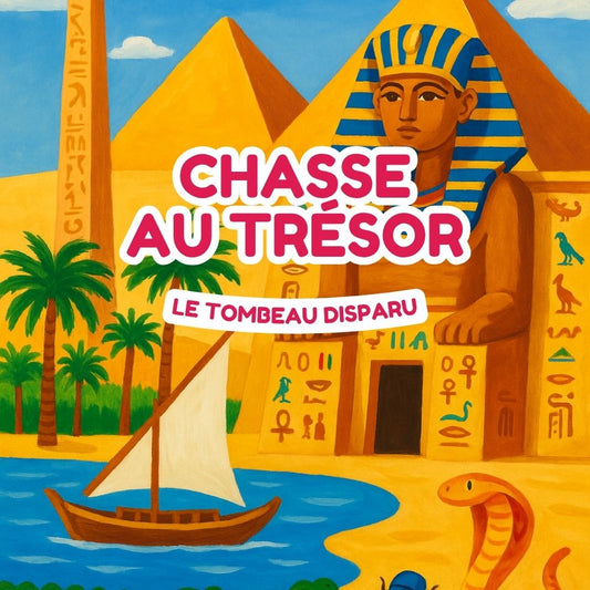 Coffret chasse au trésor - Le tombeau disparu - 6/8 ans
