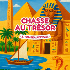 Coffret chasse au trésor - Le tombeau disparu - 6/8 ans