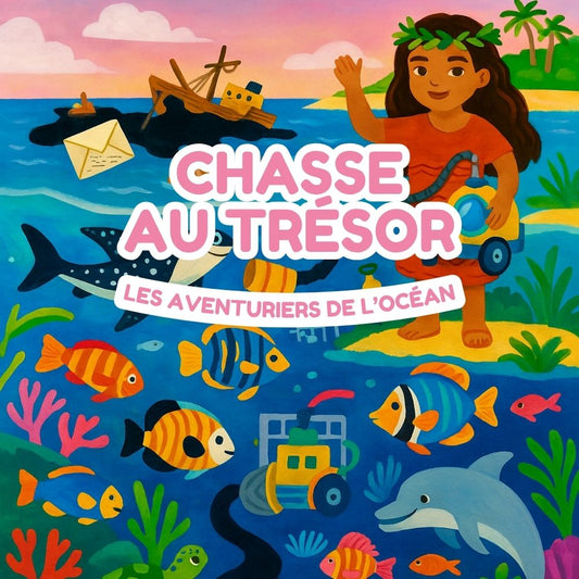 Coffret chasse au trésor - Les aventuriers de l'océan - 9/11 ans