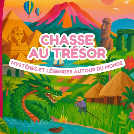 Coffret chasse au trésor - Mystères et légendes autour du monde - 9/11 ans