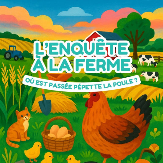 Coffret enquête - Où est passée Pépette la poule - 4/5 ans