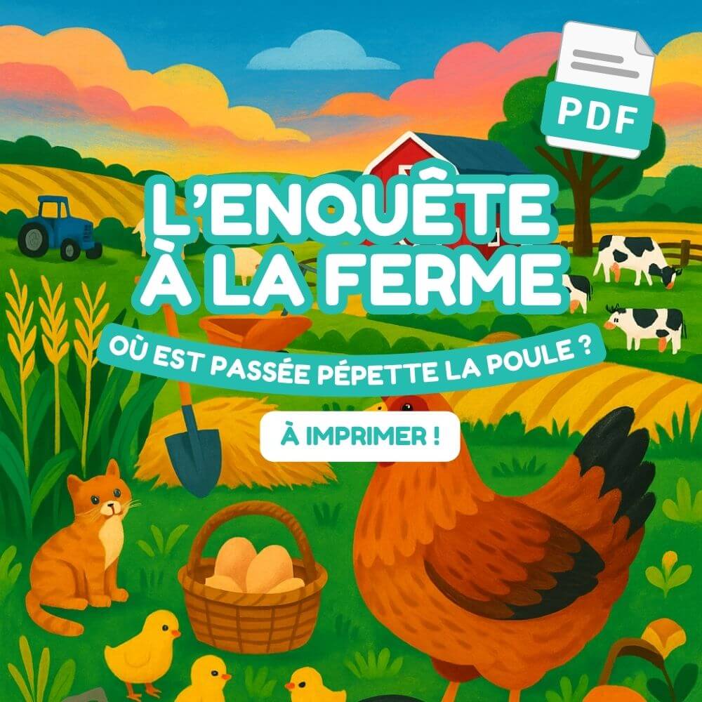 pdf jeu enquete ferme pepette poule enfants explorador