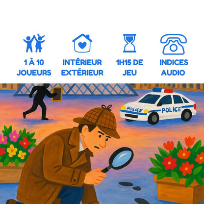 Jeu d’enquête à Paris pour enfants, menez l’investigation au musée du Louvre, 1h15 de jeu avec indices audio – Explorador