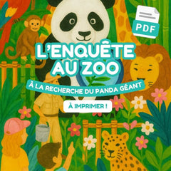 Chasse au trésor - À la recherche du panda Géant - 4/5  ans - Kit PDF