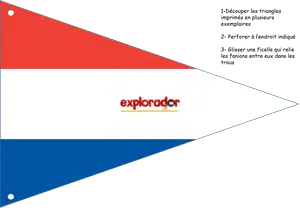 fanion foot france explorador