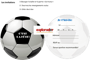 Organiser Un Anniversaire Sur Le Theme Football Explorador