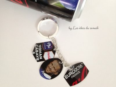 porte cle cannette diy foot