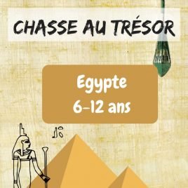 chasse au tresor enfant egypte