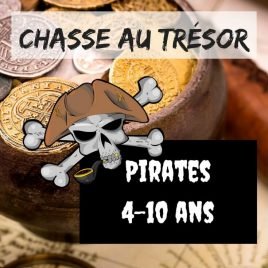 chasse au tresor enfant pirate