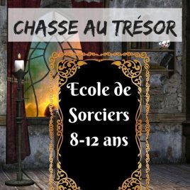 chasse au tresor enfant sorcier magie