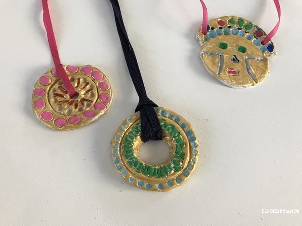 pendentifs mayas azteques faciles avec enfants