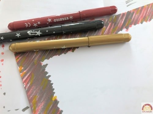 colorier baguette magique papier