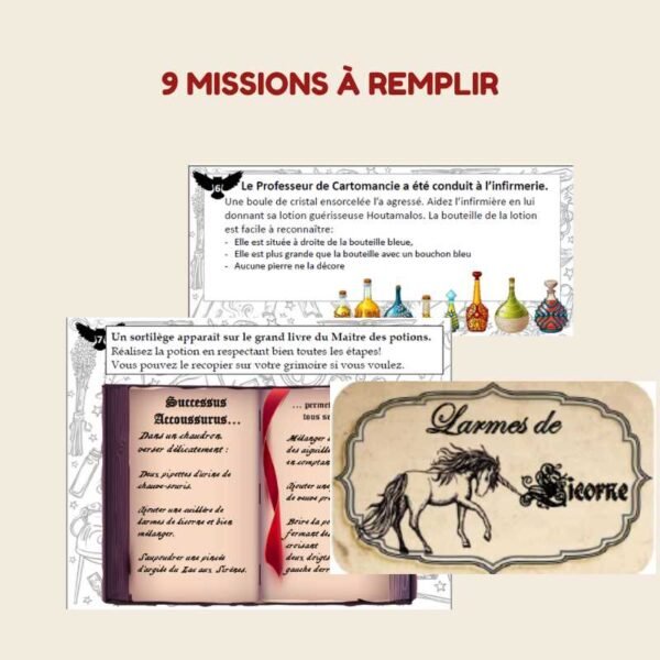 ateliers chasse tresor sorcier