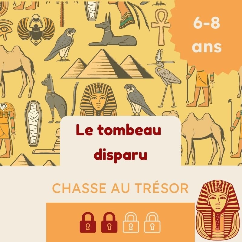 chasse au tresor egypte 7 ans