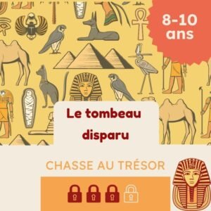 chasse au tresor egypte 9 ans