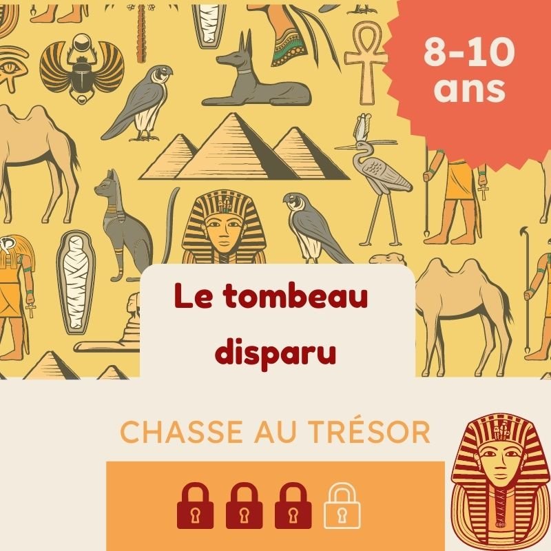 chasse au tresor egypte 9 ans