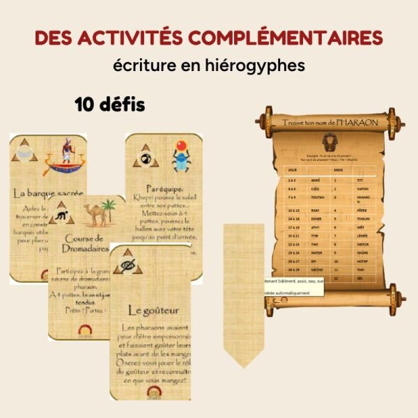 jeux defis egypte