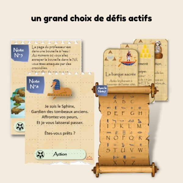 jeux defis egypte