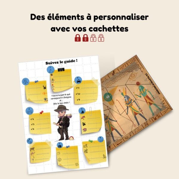personnaliser chasse au tresor egypte