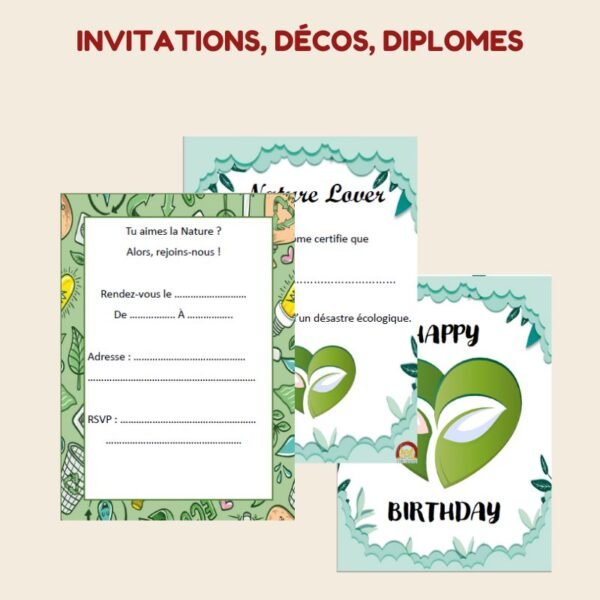 deco anniversaire environnement
