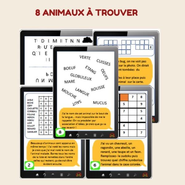 enigmes animaux jeu
