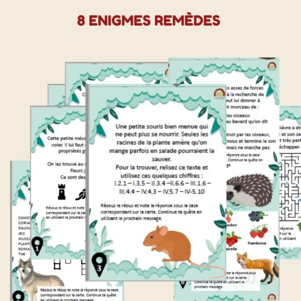 escape game ecologie animaux