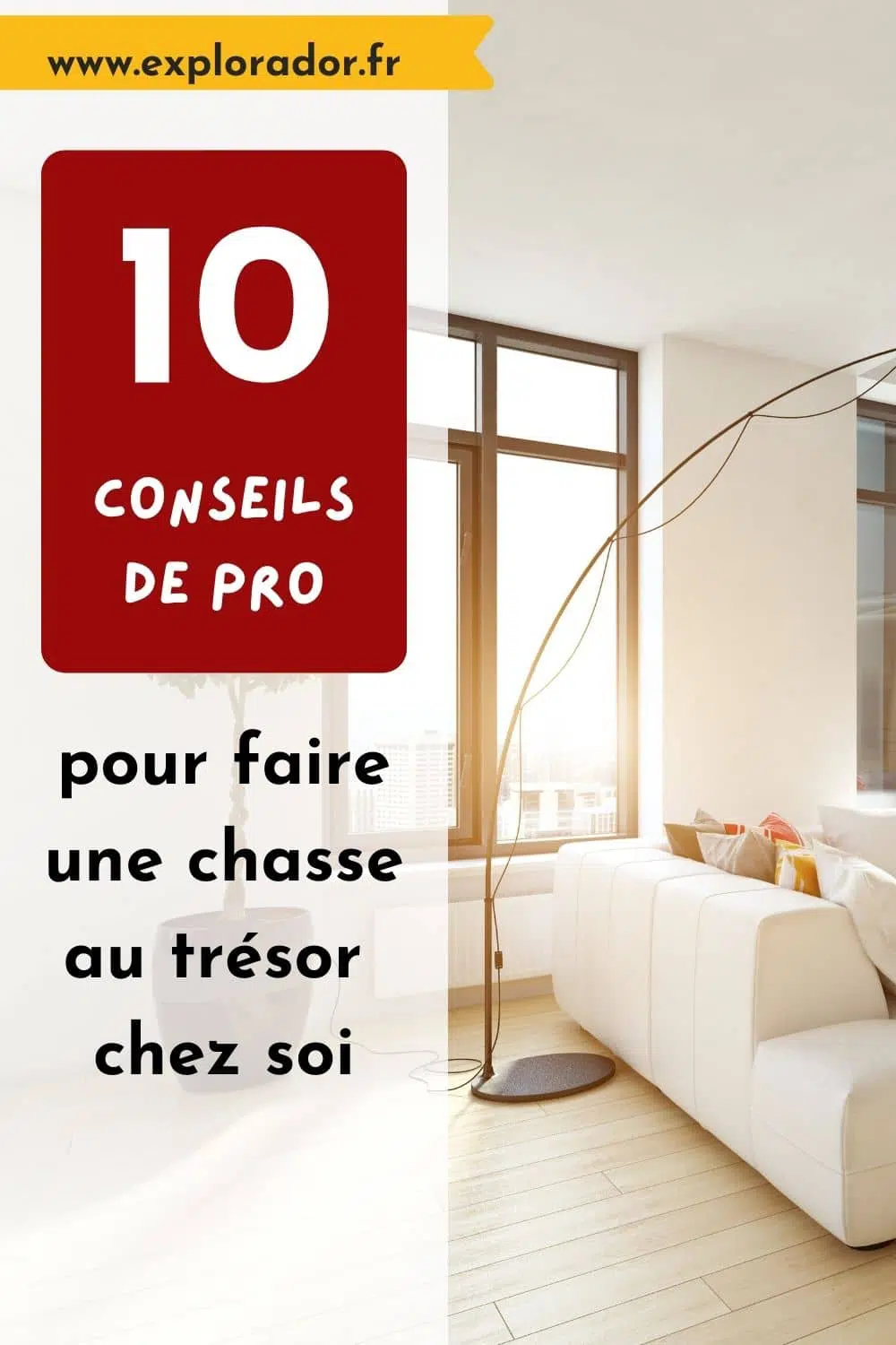 guide pour organiser une chasse au tresor chez soi en maison ou appartement