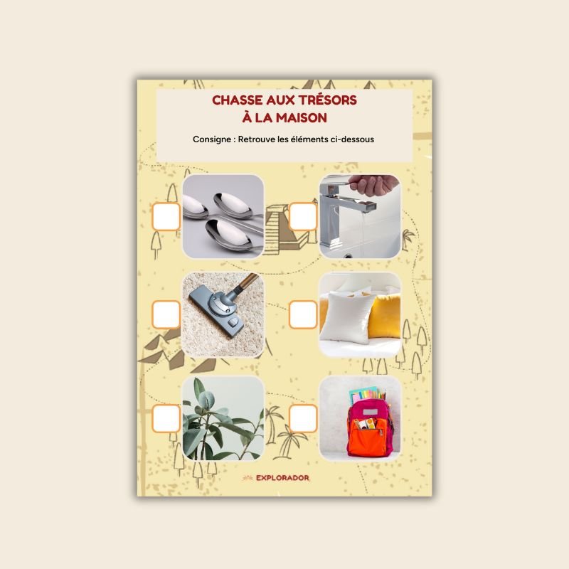 chasse au tresor gratuite maison