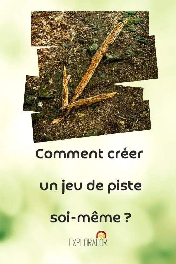 creer jeu de piste maison simplement