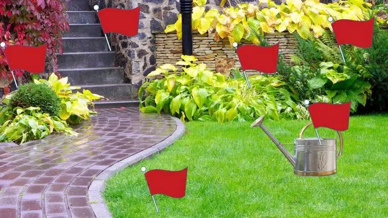 cacher des indices dans le jardin