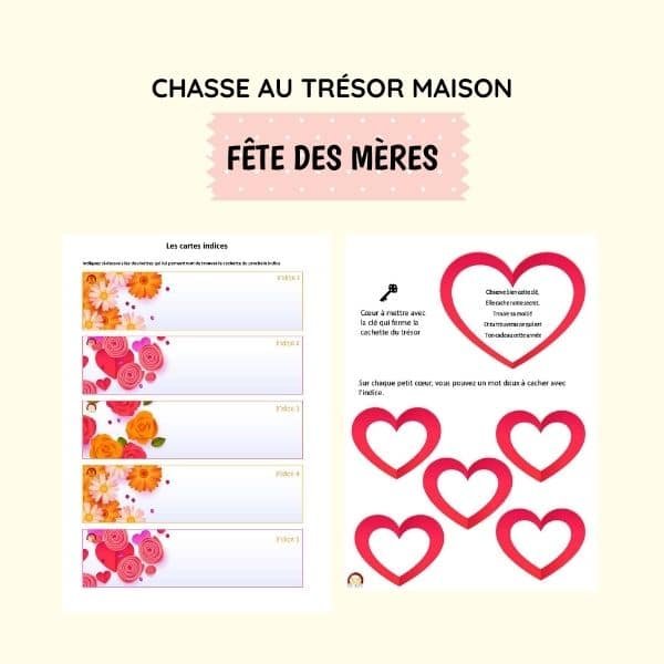chasse au tresor fete des meres