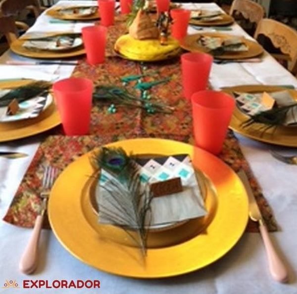 table décorée egypte anituqe