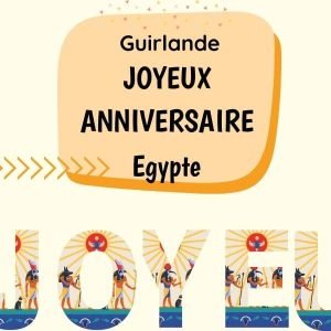 guirlande egypte gratuite imprimer